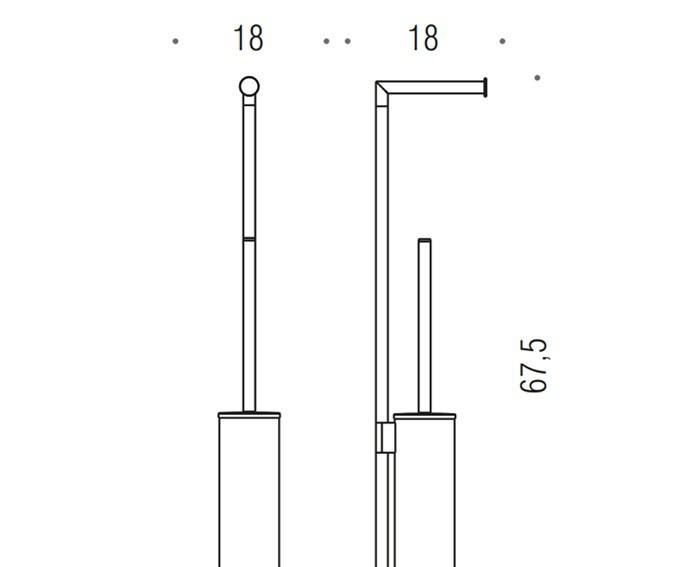 Colombo Mini, Стойка, B4018.CR