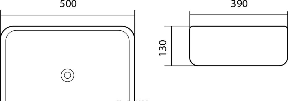 Aquatek Вега, Раковина, AQ5515-MW