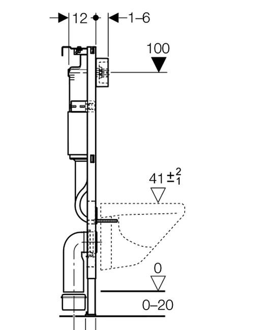 Aquatek Вега, Унитаз подвесной с инсталляцией и кнопкой, SET ВЕГА бел