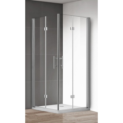 Душевой уголок - Cezares, Eco, 80x100x195 см, ECO-O-ASH-2-80/100-C-Cr