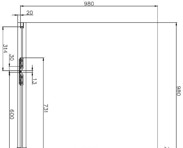 Душевой уголок - Aquanet, Logic, 100x100x190 см, 00210308 / C1000