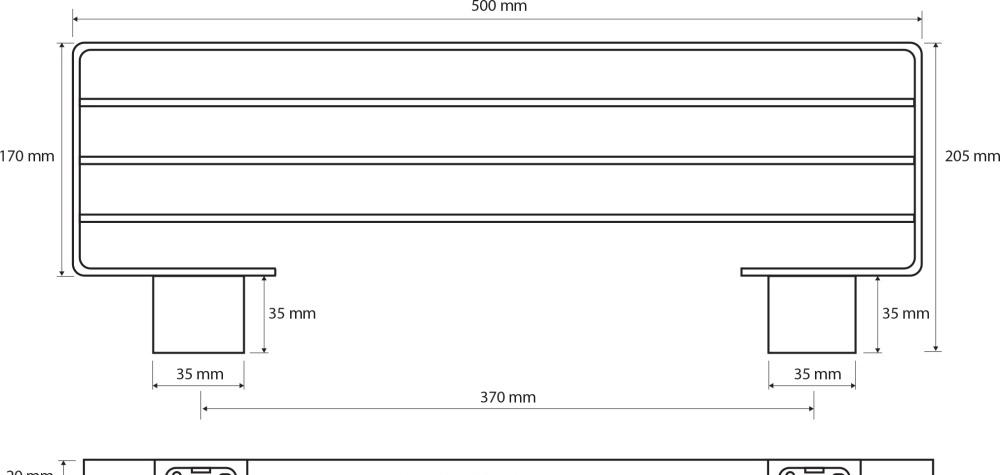 Bemeta Nero, Полотенцедержатель, 135002180