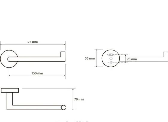 Bemeta Hematit, Держатель туалетной бумаги, 159212032