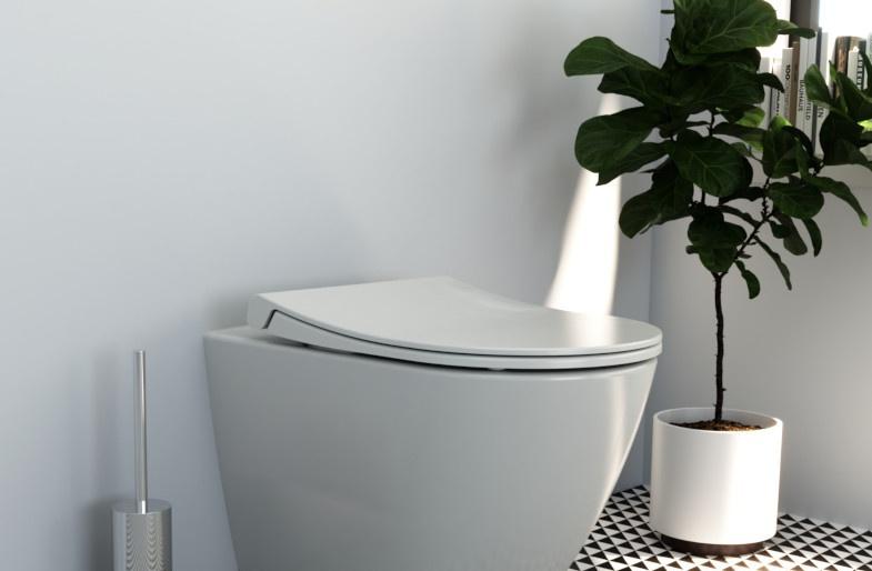 Vitra Sanibelle, Унитаз подвесной с инсталляцией и кнопкой, 9878B003-7200