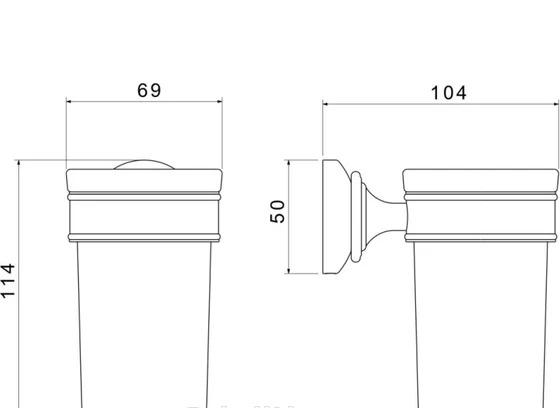 Aquatek Классик, Стакан, AQ4527MB