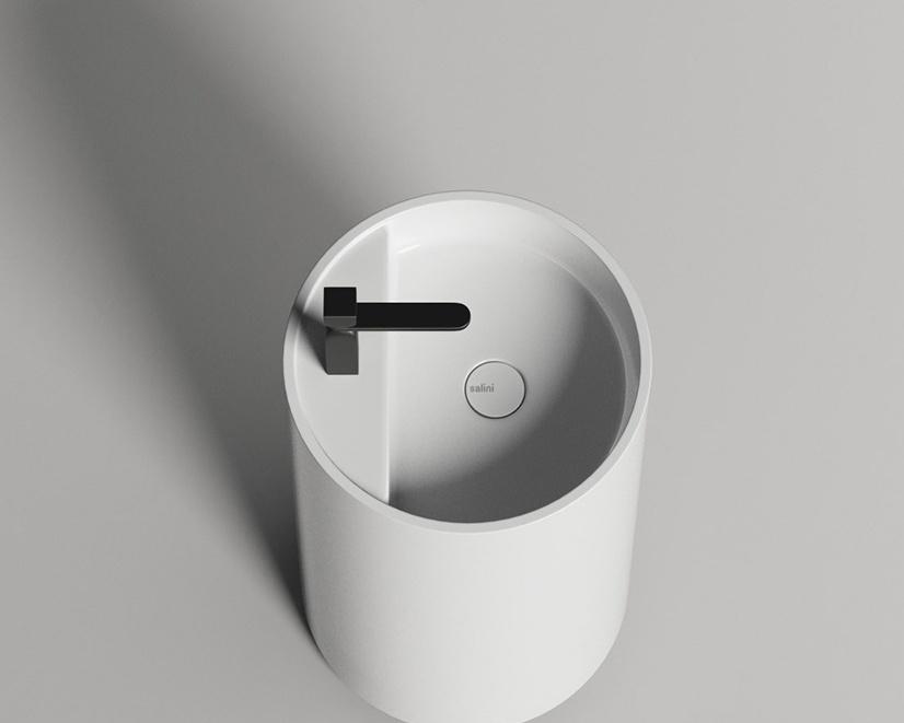 Раковина - Salini, Armonia, 45x45x95 см, 130115G/слив в пол / 130115G