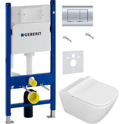 Geberit без коллекции, Унитаз подвесной с инсталляцией и кнопкой, GR-4411GSMS