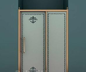 Душевая дверь - Cezares, Retro, 0.8x140x195 см, RETRO-BF-1-140-PP-Br