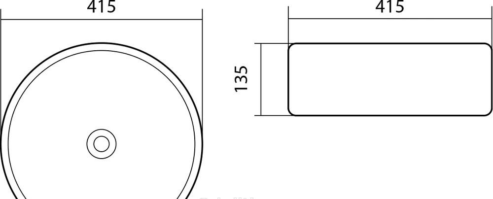 Aquatek Европа, Раковина, AQ5558-MW
