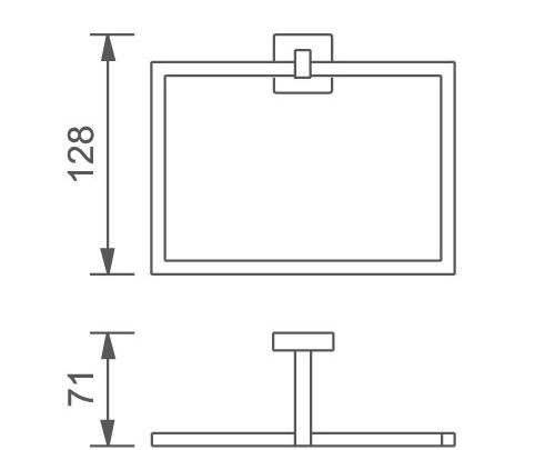 Aquanet 4700, Полотенцедержатель, 00189295