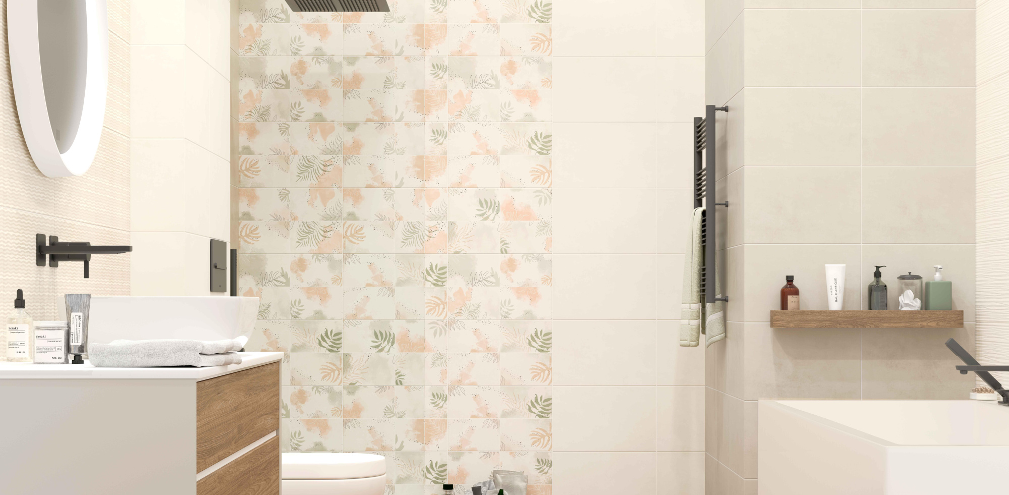 Картинка Creto Liana, Настенная плитка, 25x40 см