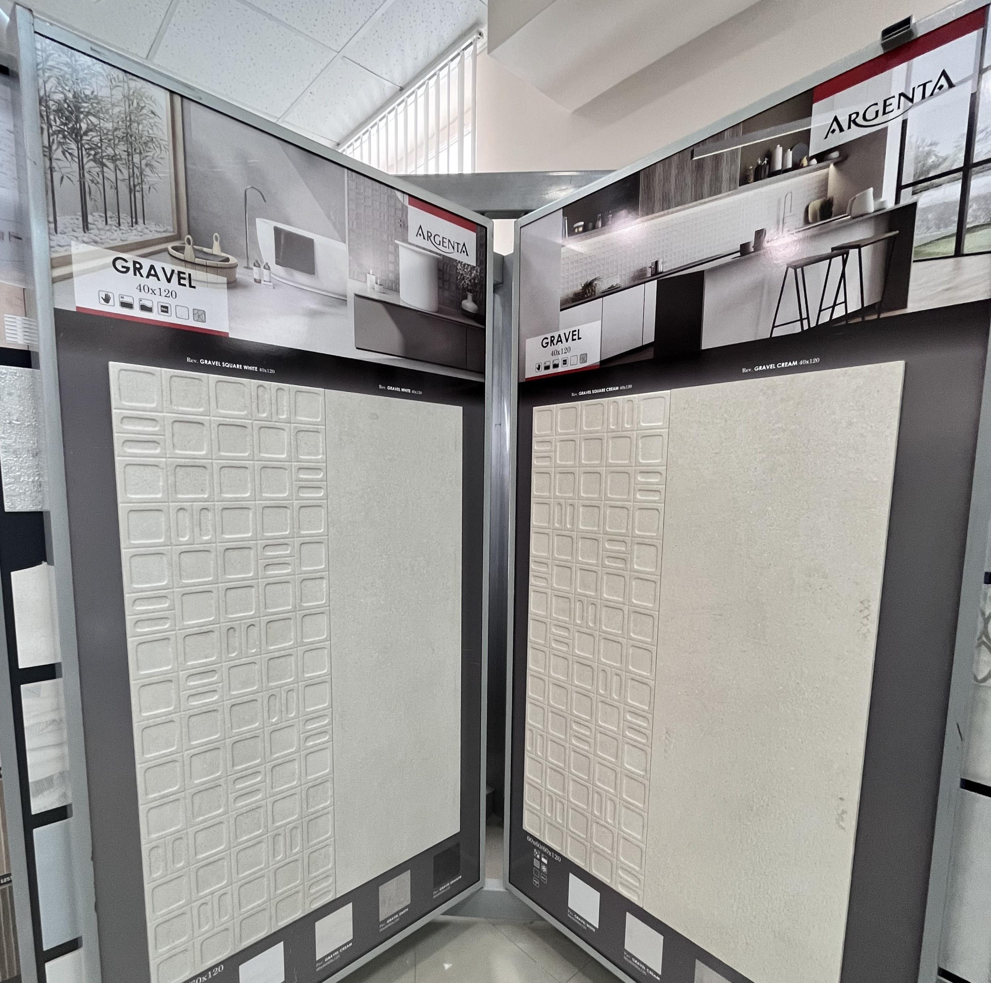 Картинка Argenta Gravel, Напольная плитка, 60x120 см