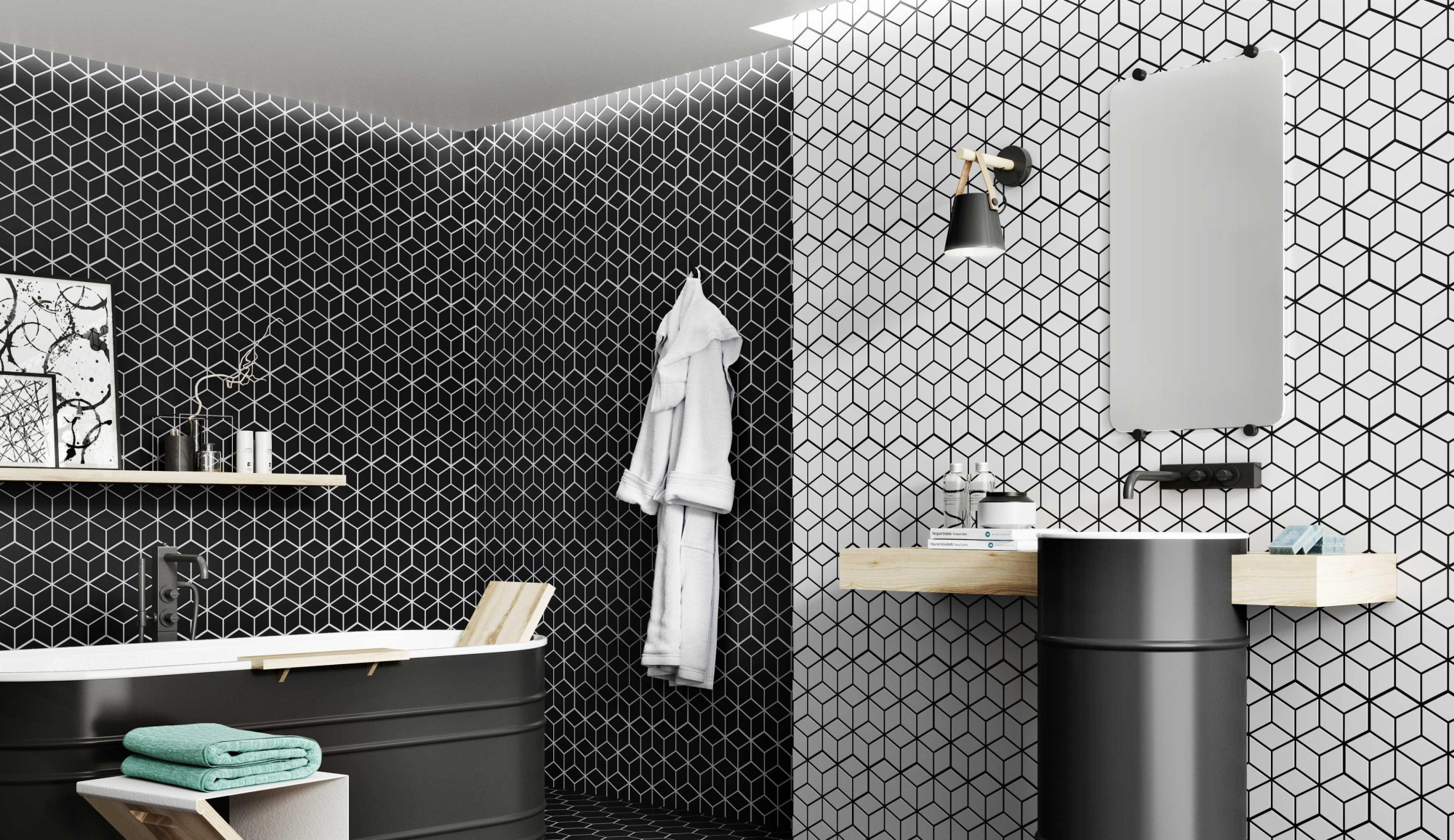 Картинка Realonda Rhombus, Керамогранит, 26.5x51 см