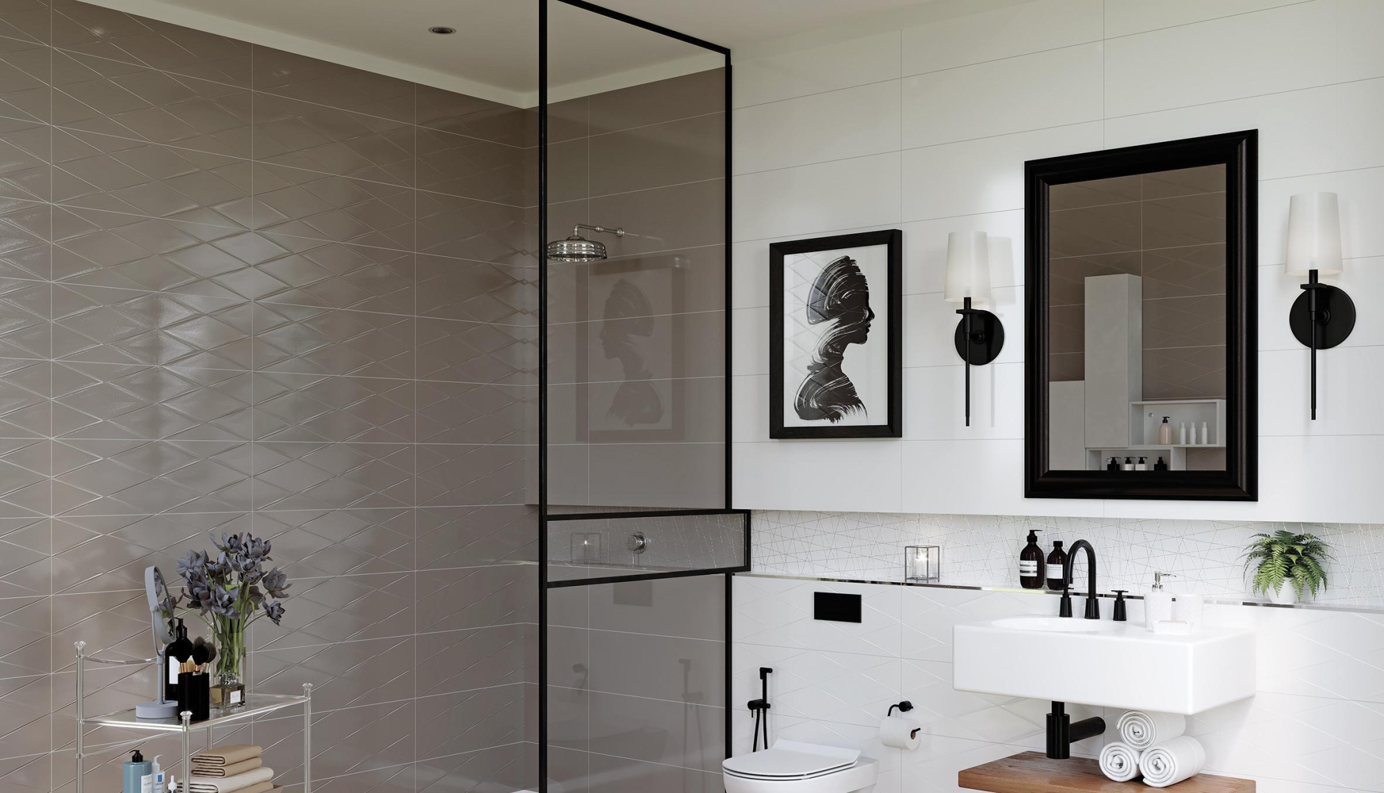 Картинка Cersanit Vegas, Настенная плитка, 25x75 см