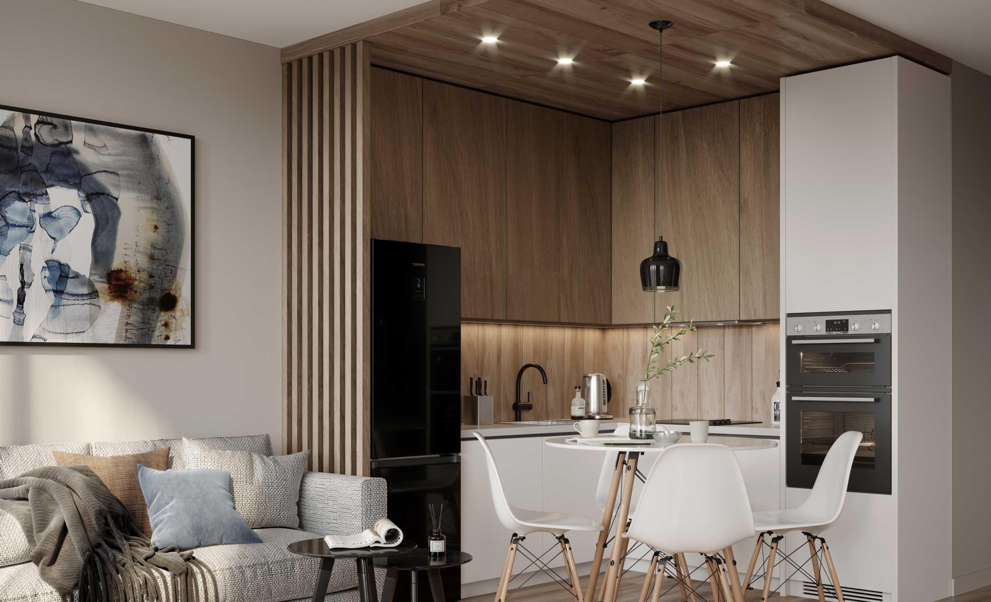 Картинка Estima Artwood, Керамогранит, 19.4x120 см