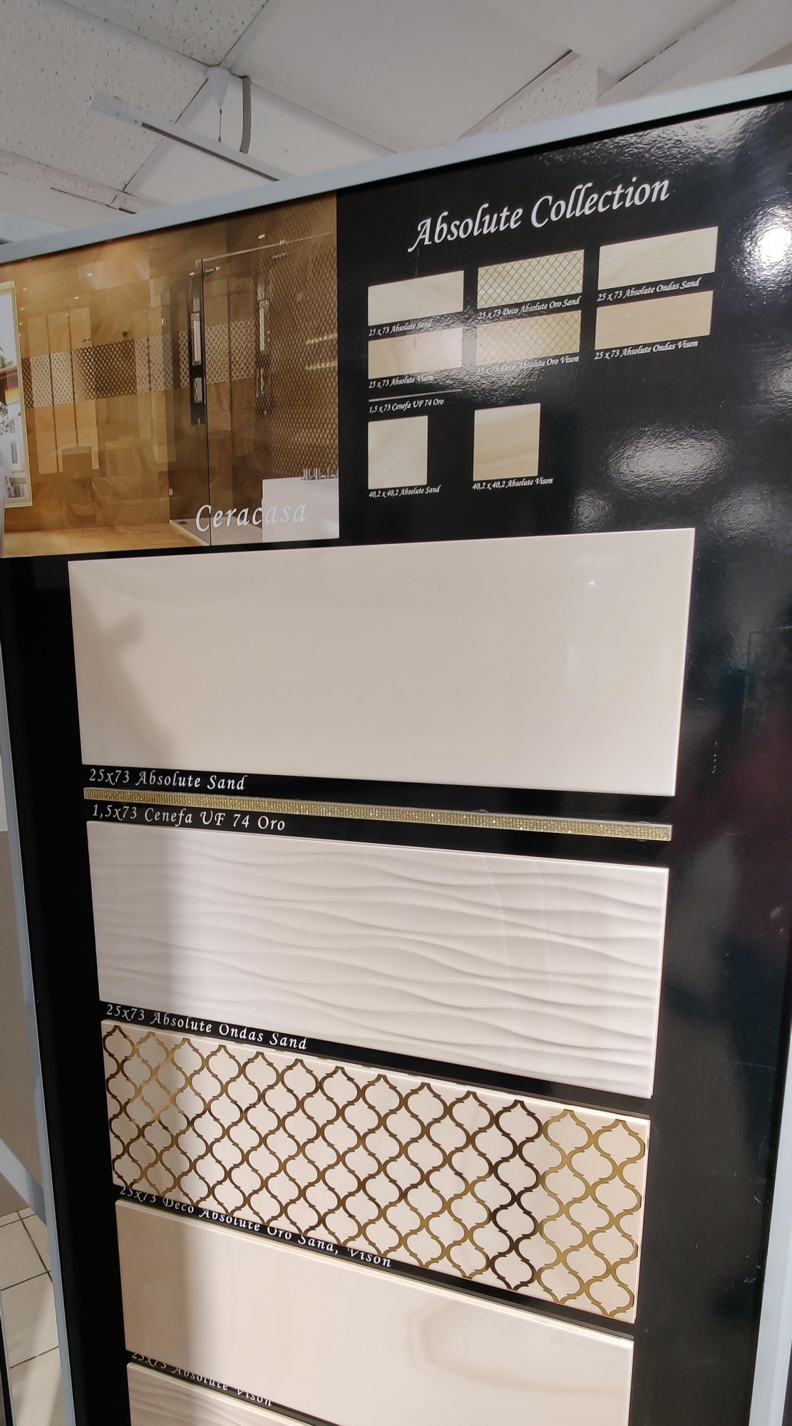 Картинка Ceracasa Absolute, Настенная плитка, 25x73 см