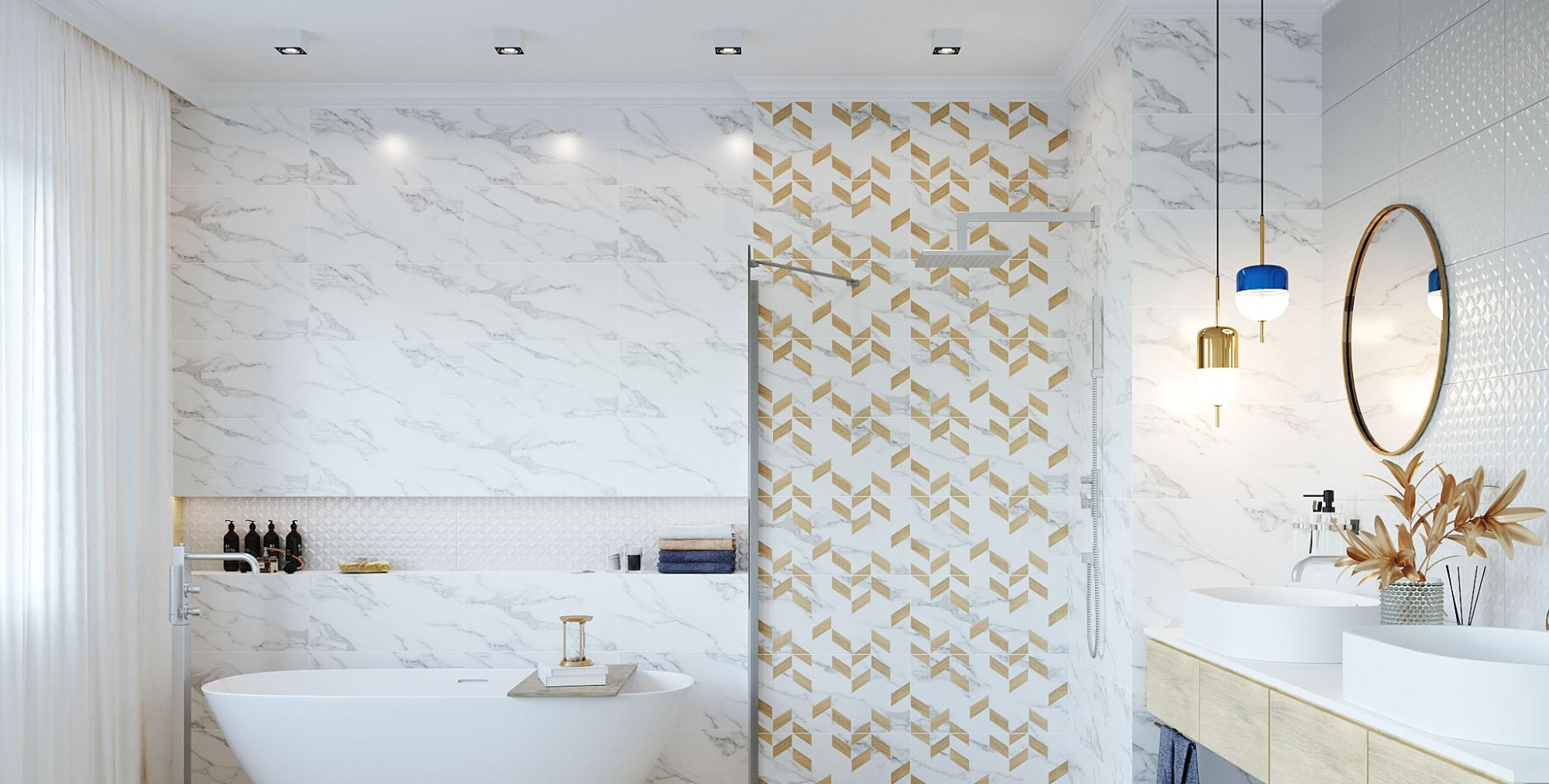 Картинка Creto Pastel, Настенная плитка, 60x30 см