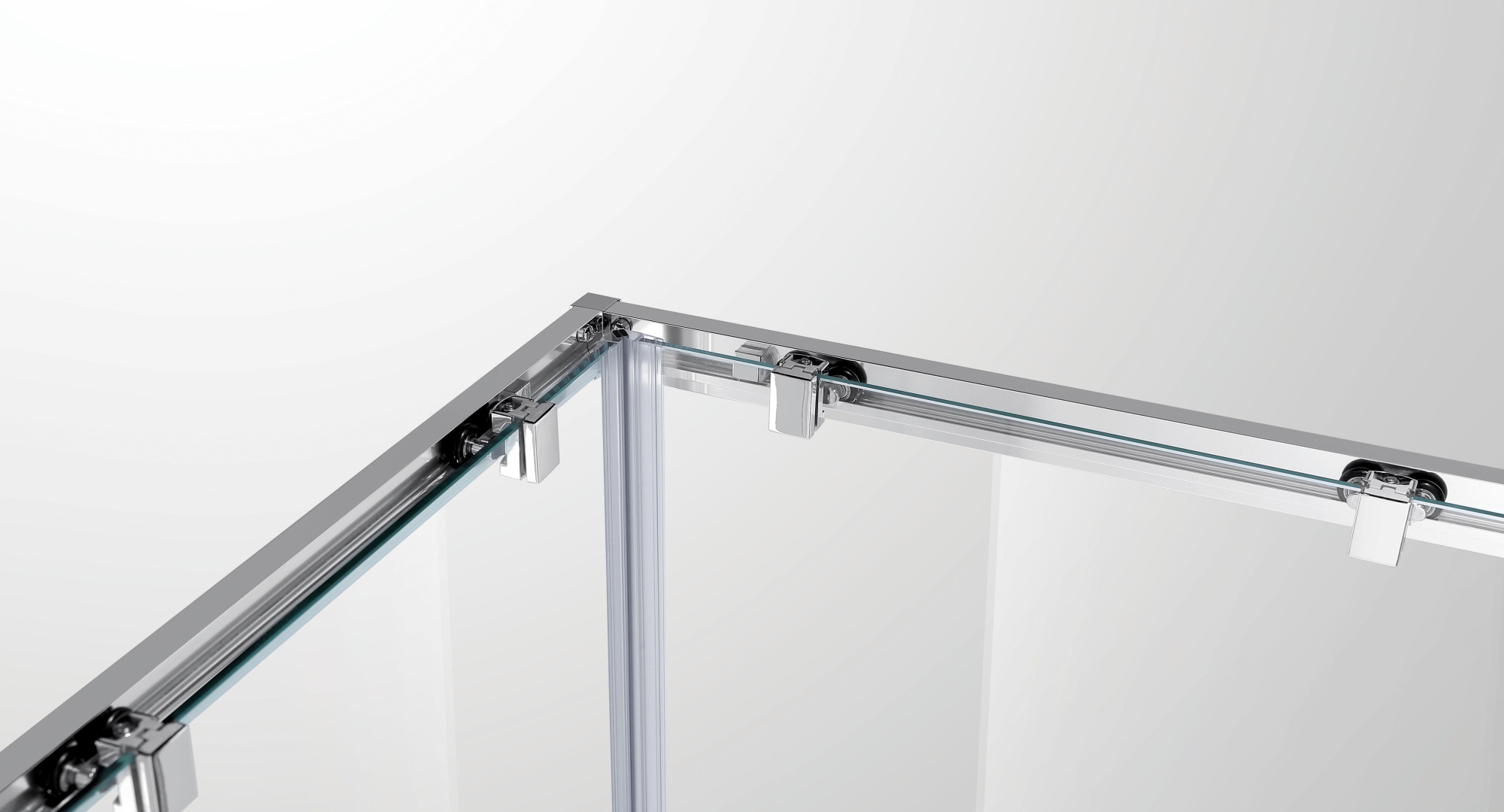 Душевой уголок - Cezares, Molveno, 100x100x190 см, MOLVENO-A-2-100-P-Cr